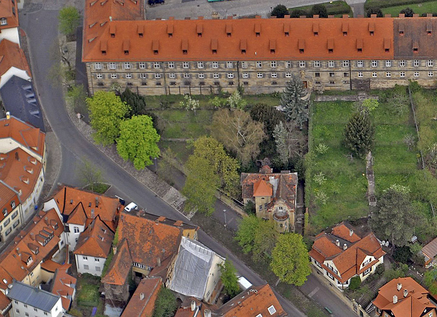 Luftbild von 2008. Foto: Hajo Dietz für das Stadtplanungsamt Bamberg