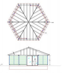 Bienen-InfoWabe. (c) Holzbau Friedmann