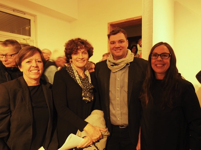 v.l. Gabi Weinkauf, Christiane Hartleitner, Dominik Hofstätter und Christiane Toewe. Foto: Michael Froehlcke